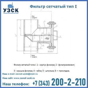Фильтр сетчатый ФС по Т-ММ-11-2003 в Симферополе